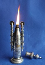 Vintage rare WW2 large table lighter USSR 1945. Handmade. picture