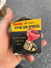 RARE VINTAGE SANTAY STEERING WHEEL SPINNER SUICIDE KNOB LUCITE NOS IN BOX picture