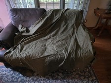 East German NVA DDR army Strichtarn camo poncho shelter-half tent Zeltbahn picture