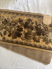 Vintage Antique Victorian Edwardian Chiseled Velvet Border Fabric N.O.S. picture