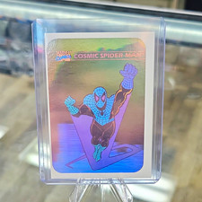 Marvel Impel 1990 Cosmic Spider-Man Marvel Universe MH1 Limited Edition Hologram picture