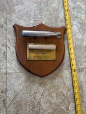 NAVAL ORDNANCE STATION Forest Park Illinois US MILITARY TORPEDO PLAQUE Vintage picture