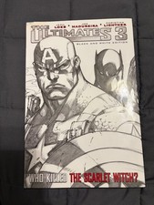 Ultimates 3 Black & White HC SIGNED Joe Madureira Marvel RARE 9780785136613 picture