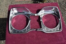 1965 Plymouth Belvedere Left and Right Headlight Bezels/ Trim NICE Originals picture