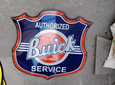 RARE PORCELAIN  BUICK ENAMEL SIGN 30X28  INCHES SINGLE SIDED picture