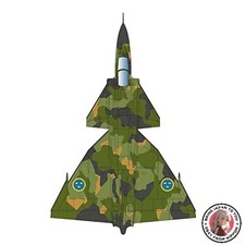 PLATZ Italeri Swedish Air Force AJ37 Viggen 1/48 Plastic Model Kit TPA-13 Japan picture
