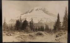 Vintage RPPC 1947 Mt Hood Loop From Government Camp Alt. 11,225 Oregon Postcard  picture