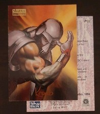 1995 Skybox Master Series Kromo HWDC Promo Prototype Card #P02 Julie Bell picture