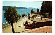 Glen Ayr RV Park one mile north of Hoodsport Vintage postcard unposted picture