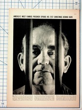 Tom Mooney San Quentin Prisoner Vintage 1937 Magazine Page Labor History picture