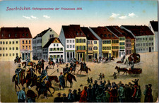 Vintage Postcard Saarbrücken Germany French Capture Franco Prussian War picture