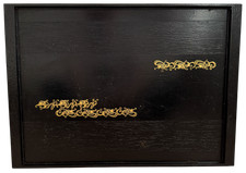 Zohiko Kyoto Morning Tray Set of 3 Japanese Urushi Lacquerware w/ Box picture