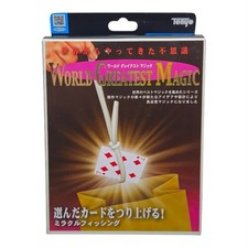 Tenyo Miracle Fishing Card Magic Trick T-293 New Sealed Rare Japan Release picture