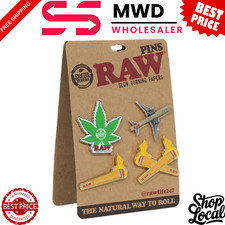 RAW Classic Enamel Badge Pin Set – Official Collectible Pins + Free Stickers picture