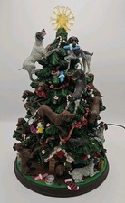 DANBURY MINT GERMAN SHORTHAIRED Pointer DOG  lighted CHRISTMAS TREE FIGURE  picture