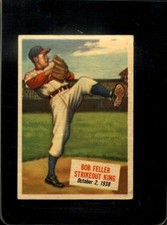 1954 TOPPS SCOOP R714-19 #27 BOB FELLER CLEVELAND INDIANS EX (ST) HOF *X46489 picture