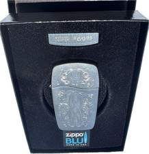 NOS Vintage Zippo Blu Butane Lighter 30037 Entwined ONLY 1 ON EBAY RARE Retired picture