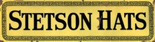 STETSON HATS ADVERTISING SIGN picture