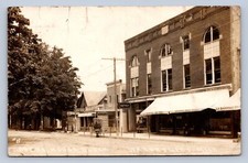 J97/ Watervliet Michigan RPPC Postcard c1910 Opera House Merrifield 170 picture