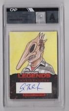 Alec Baldwin Beetlejuice Horror Legends Masterpieces Autograph Sketch Manalo 1/1 picture