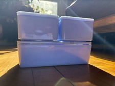 Vintage 1920s Jeannette Delphite Refrigeration Storage Set “Fridgies” picture