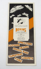 Bekins Oriental Rug Upholstery Cleaning Moving Brochure c 1920s Brochure RARE EX picture