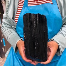 5 LB Natural Black Tourmaline Raw Large Crystal Display Piece Healing 6670 picture