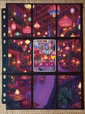 Pokémon Chandelure 137/128 Extended Art Binder Insert | 3x3 9-Pocket picture
