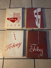 Lot Of 4 Vintage 1950s Lodi High School Year Books Signed With Memorabilia picture