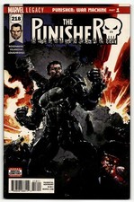 The Punisher #218 Marvel Legacy War Machine Part 1 Newsstand picture