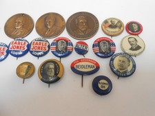 vintage political pinbacks harrisburg lancaster Pa governor mayor 1902-30s mccor picture