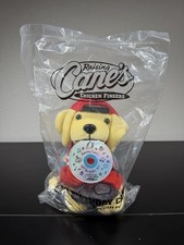 NEW Limited Edition Raising Cane's 30th Birthday Plush Dog w/ Cap, CD & Boombox  picture