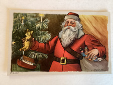 1907 Rotograph Christmas Postcard - Santa with Toys picture