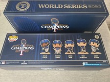 Texas Rangers Funko MLB 2023 World Series Champions Fanatics EXCLUSIVE POP picture