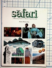 Pontiac Safari Cape Cod Brochure Vintage Travel Auto Advertising Ephemera picture