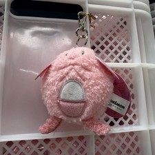 Pokemon Chansey Plush Keychain 11cm Pink Bag Charm Official Licensed Korea 1PC picture