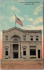 c1910s JEFFERSON, Wisconsin Postcard 