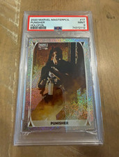 Punisher PSA 9 MINT (POP 5 / NONE HIGHER) 2020 Marvel Masterpieces Holofoil  picture