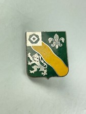 Vintage 69th Armor Regiment Crest Metal Pin Pinback Tack Militaria 24x28mm L2 picture
