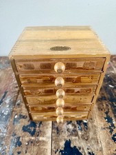 Vintage Wirt Resistors Philadelphia 6 Drawer Finger Jointed Parts Box picture