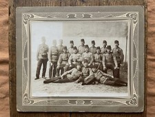 Antique WWI Austro-Hungarian Military Group Photo Art Nouveau Jugendstil picture