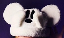 Cakeworthy/Disney Mickey Mouse Halloween Ghost Sherpa Beanie Hat - OS picture