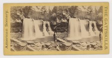 WATERFALL STEREOVIEW CATTSKILLS (CATSKILLS), CAMERA EQUIPMENT, AMERICAN SCENERY picture