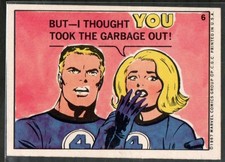 1967 Philly Philadelphia Marvel Comic SuperHero Stickers FF Reed & Sue # 6 RC picture