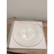 Vintage Avon 85th Anniversary Frosted Glass Plate Avon Lady Limited Edition 8