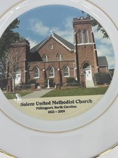 Vintage Church Plate Salem Global Methodist Church Millingport, North Carolina picture