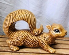 Vintage Arnels Farmhouse Ceramic Bushy Tail SQUIRREL Hand Painted picture