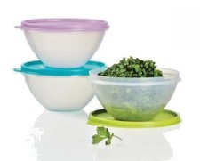 🌈🥣Tupperware MINI Wonderlier Bowls Set of 3 NEW picture
