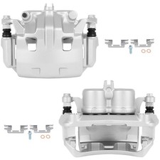 Front Left & Right Disc Brake Calipers Assembly SCITOO 19B3123A 19B3122A Silver picture