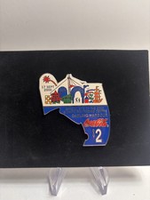 Vintage 2000 17 September Olympic Day 2 Darling Harbour Coca-Cola Puzzle Hat Pin picture